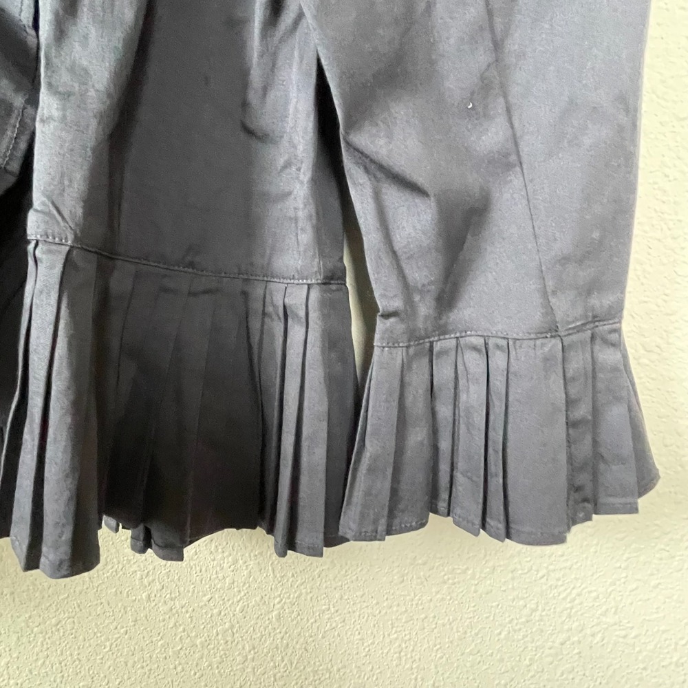 Pyramid Collection Ruffle Jacket Shacket L Black Gothic Whimsigoth‎ Cosplay NWOT - Picture 5 of 8